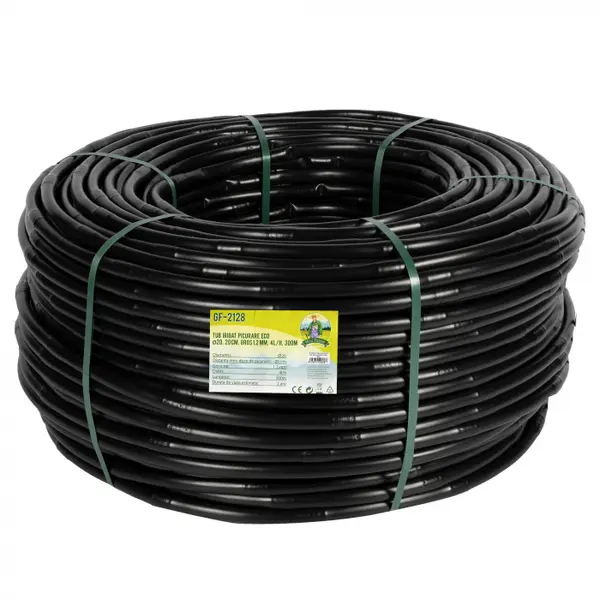 Tub irigat picurare Micul Fermier GF-2128, ECO A 20, 20cm, 1.2mm, 4L h, 300m