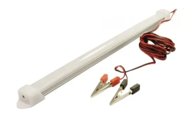 Tub neon LED 8w sticla mata 6400k 60 cm 12V lumina rece