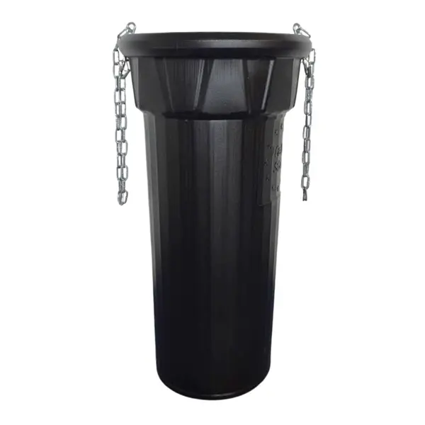 Tub standard pentru evacuare deseuri, NEGRU