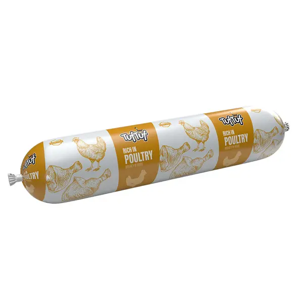 TUF TUF Câine - Salam Hrană Umedă cu Pui 900g