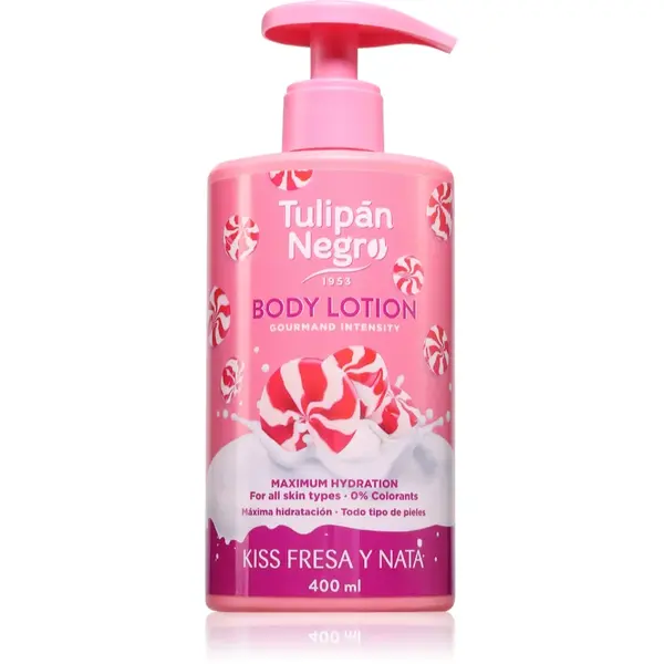 Tulipán Negro Fresa lapte de corp 400 ml