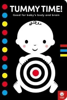 Tummy Time!: A High-Contrast Fold-Out Book with Mirror for Babies, Board Books/Mama Makes Books