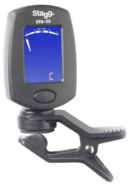 Tuner Stagg - CTU-C5 BK, cromatic, negru