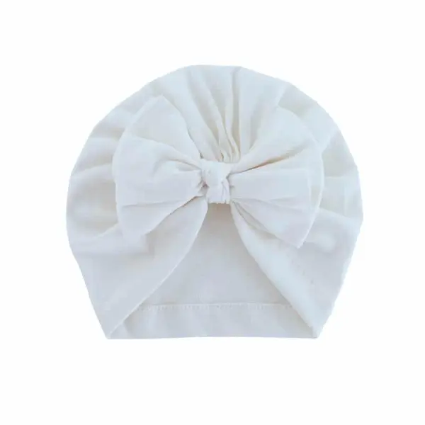 Turban Cu Fundiță Alb