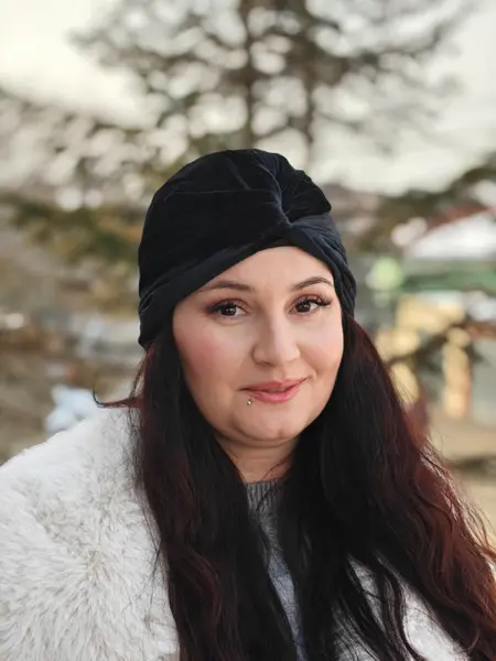 Turban Leyla 2 - Negru