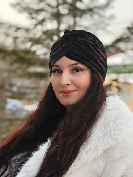 Turban Leyla 3 - Maro Inchis