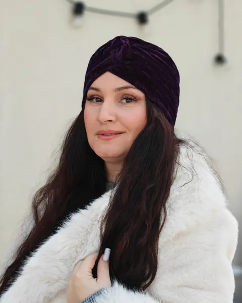 Turban Leyla 3 - Mov Inchis