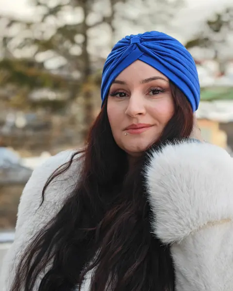 Turban Leyla - Albastru