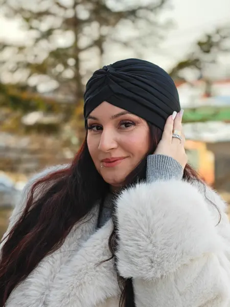 Turban Leyla - Negru