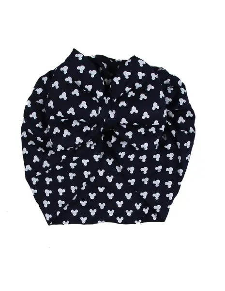 Turban negru cu fundiță și model Minnie pentru fetițe, 3-9 luni