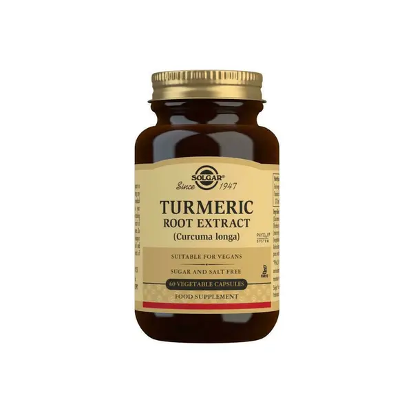 Turmeric Root Extract 60cps (Extract din radacina de Turmeric) SOLGAR