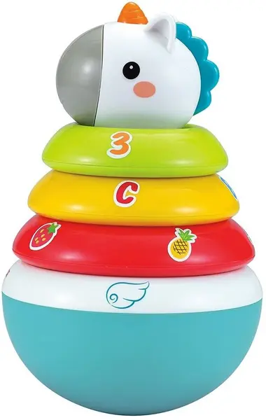 Turn cu cercuri pentru copii Hola Toys - Unicorn
