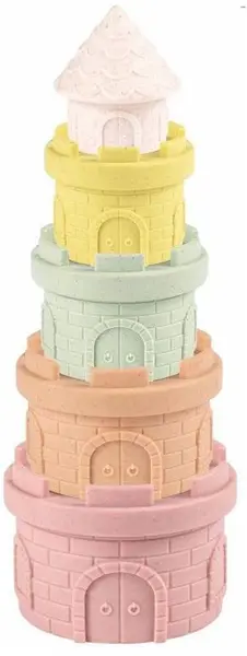 Turn din cauciuc pentru copii Raya Toys - Castel din 5 piese