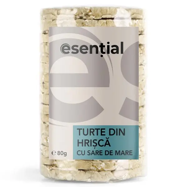 Turte din Hrisca cu Sare de Mare, 80 g