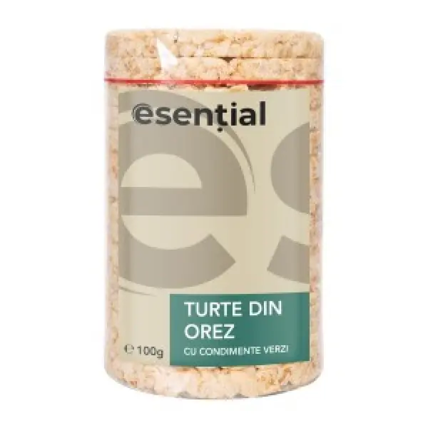 Turte din orez cu condimente verzi, 100g