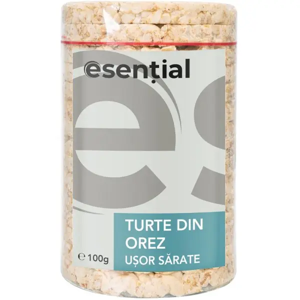 Turte din Orez Sarate Esential'aroms, 100 g