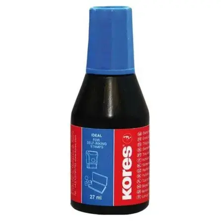 Tus stampila albastru 27 ml Kores Tus stampila albastru 27 ml Kores