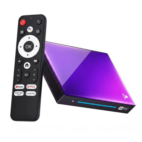 TV Box iSEN H96 MAX M9 RK3576 AI Smart, 8K Ultra HD, 8GB RAM, 128GB ROM, Android 14, Quad Core, WiFi6, BT5.4, AV1