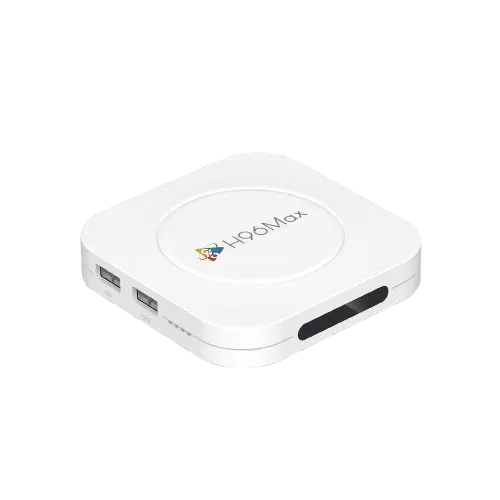 TV Box iSEN H96Max M1 Plus, 8K, Ultra HD, 3D, Android 14, HDR10, 4GB RAM + 128GB ROM, RK3528, WiFi 6, BT 5.4, Ok Google, AirPlay, DLNA, Ethernet