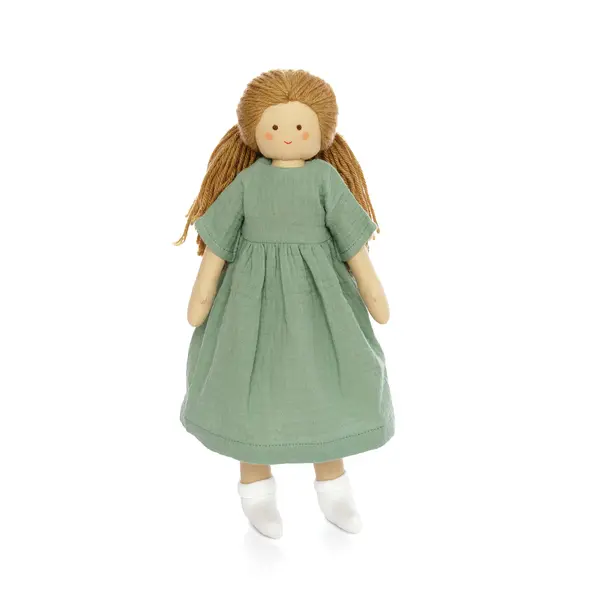 Twinkle Doll TWINDECO Muselina Mint, papusa textila, 35 cm