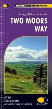 Two Moors Way. Trail map, Sheet Map/***