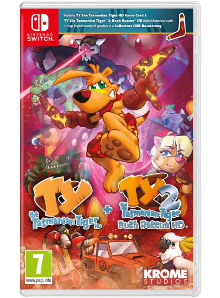 Ty The Tasmania Tiger Hd + Ty The Tasmania Tiger Hd 2 Bush Rescue Hd Bundle Xbox One