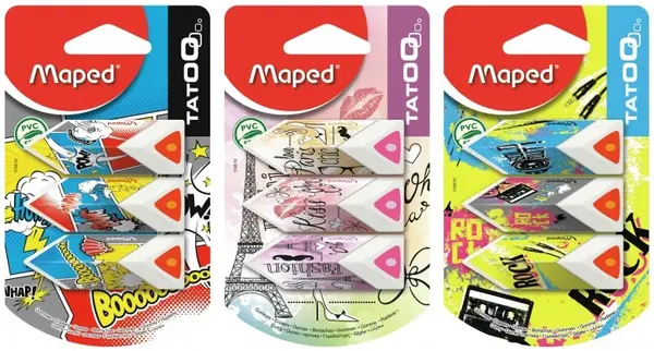Tyres Maped - Tatoo, 3 bucăți, asortiment