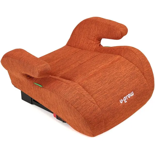 U-GROW Inaltator auto pentru copii U-Grow UG-HB53B-CRM, 125-150 cm, certificat R129, cu isofix, caramiziu
