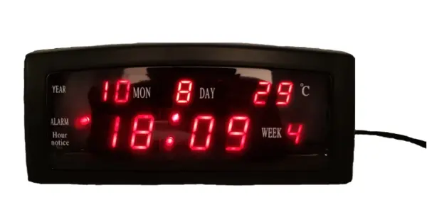 UB Ceas digital de masa 909 A LED cu alarma si termometru