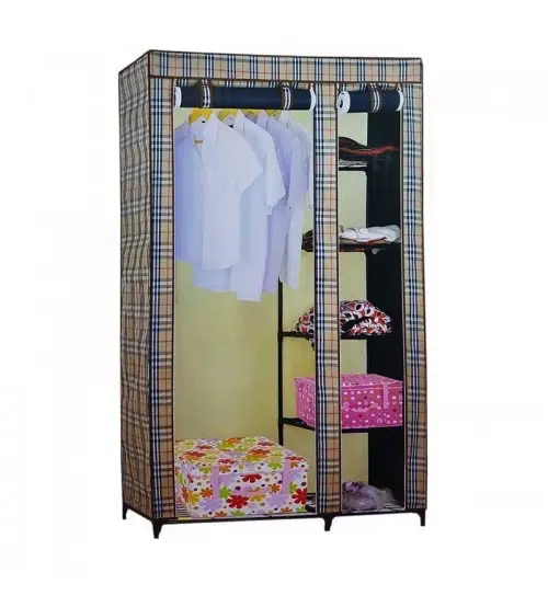 UB Dulap HAINE Textil JJL-0719 2 compartimente model ROSU VERDE