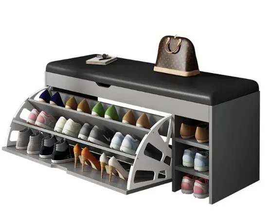 UB Dulap pentru pantofi tip bancheta GRI 80 X 34 X 51