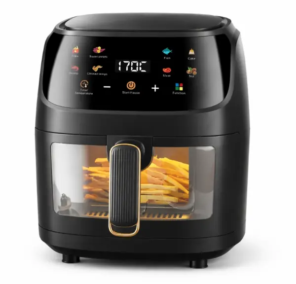 UB Friteuza fara ulei Air Fryer tip cuptor electric displat digital functie de coacere 8L