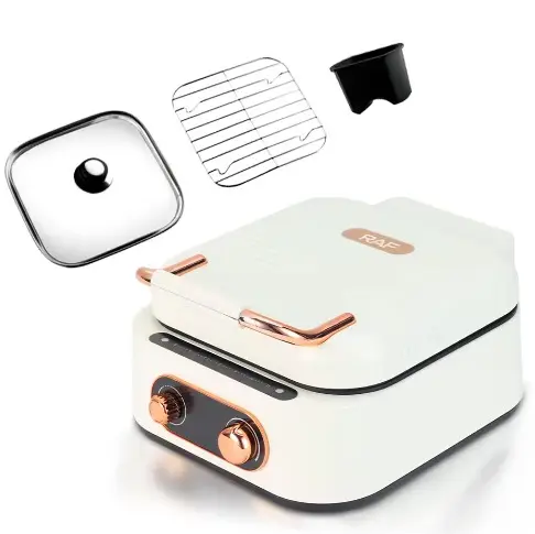 UB Multicooker 3 In 1 Hot Pot Grill putere 1600W Alb