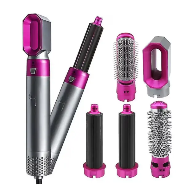 UB Perie de Par 5 in 1 Multifunctionala Hot Air Styler Multiple Accesorii incluse