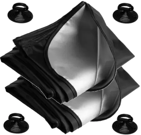 UB Set 2 Prelata protectie parbriz cu 2 fete Iarna / Vara 70 x 145 cm