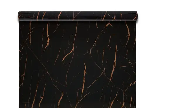 UB Set 2 X Autocolant Marmura MARO CU NEGRU 60 x 300 Autoadeziv Rezistent pentru Mobila