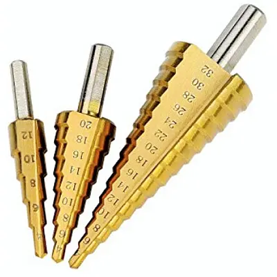 UB Set 3 FREZE Burghie in trepte pentru metal 4-32 mm SC