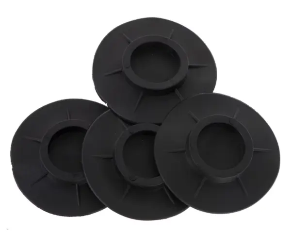 UB Set 4 picioruse pentru masina de spalat NEGRE