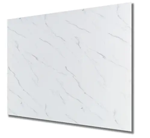 UB Set 5 Placi autoadezive CLS-011 pentru perete tip marmura 60 x 60 cm ALB CU DUNGI