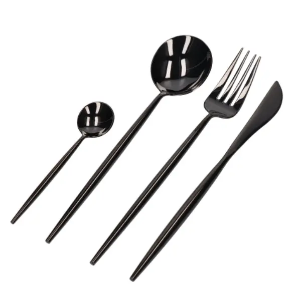 UB Set de 24 piese tacamuri in stil portughez- culoare NEGRU BS