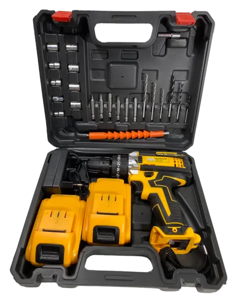 UB Trusa Bormasina cu percutie 2 acumulatori 36V 5Ah cu 26 accesorii