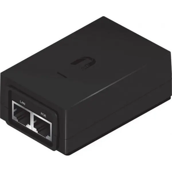 UBIQUITI PoE Injector Ubiquiti PoE-48-24W-G Passive PoE Adaptor EU Gigabit Ethernet 48V 0.5A 24W