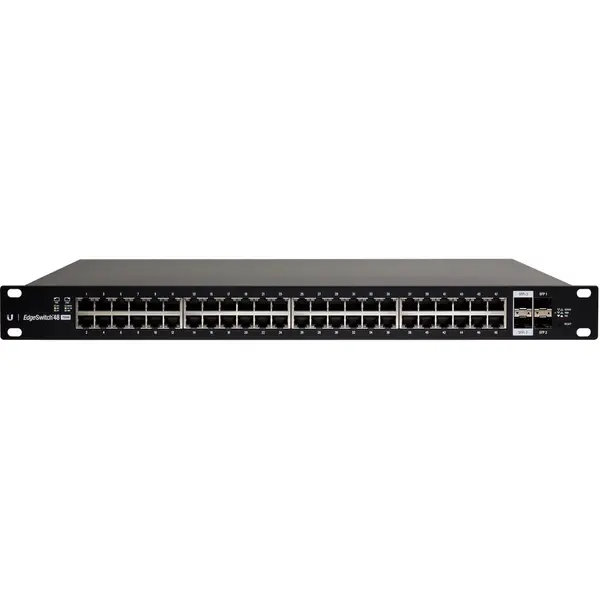 UBIQUITI Switch Ubiquiti ES-48-500W EdgeSwitch PoE+ 48 (500W), 48 ports 10/100/1000 RJ45, 2 ports 1/10 Gbps SFP+, 2 ports 1Gbps SFP