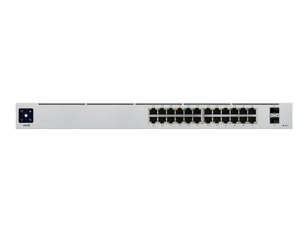 Ubiquiti UniFi USW 24 POE - Switch Managed 24 Gigabit (16 PoE+), 2 SFP, 95W PoE, Fanless