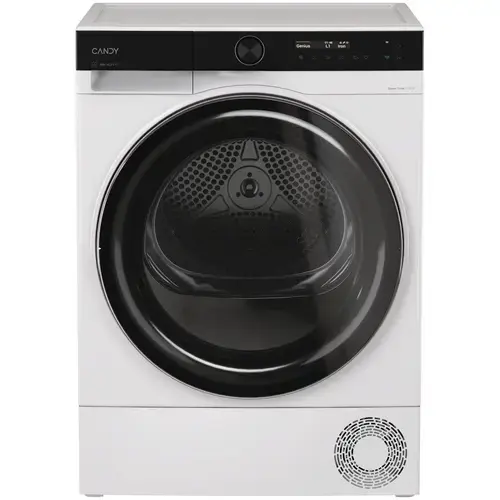 Ucator de rufe Candy BS H9N2B-S ProDry 700, 9kg, Clasa D, 11 programe + Remote, Pompa de caldura, Display LCD, Hygiene, Wi-Fi (Alb)