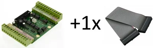 UCSB single port breakout board + 1xIDC26-IDC26_250mm