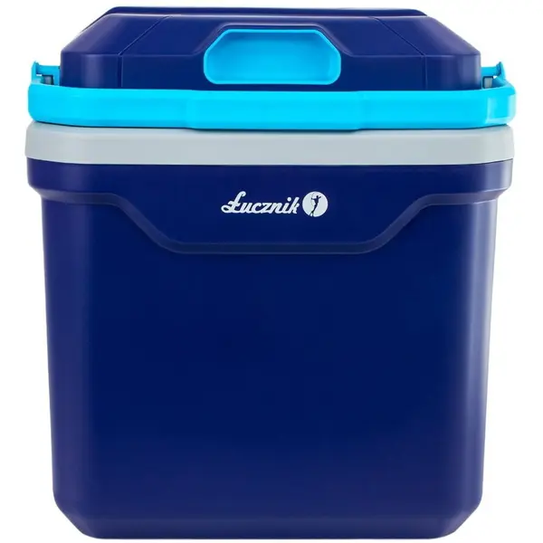 Łucznik Lada frigorifica Lucznik Cool&Go, 24 L, auto/portabila termo-electrica, 12V/220-240V, albastru