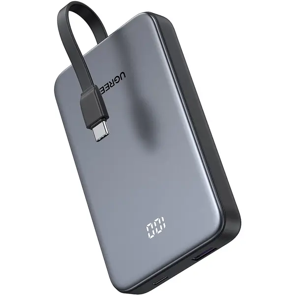 Ugreen Acumulator extern Ugreen 10.000 mAh, 20W, USB-C, Gri