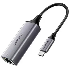 Ugreen ADAPTOR RETEA Ugreen, CM199 USB Type-C to Gigabit LAN Adapter, LED, gri 50737