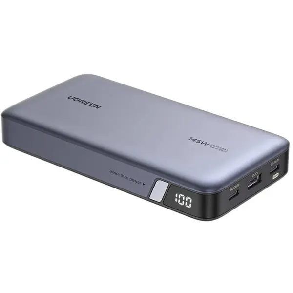 Ugreen Baterie externa Ugreen 90597A, 25.000 mAh, 145W, USB-C USB-A, Gri